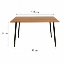 Mesa de comedor Rectangular 4p 75x110x70cm Macula