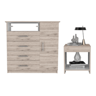 Combo para Habitación Zeud, incluye Organizador y Mesa de Noche