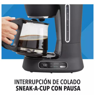 Cafetera automática PowerXL café helado y caliente 12 tazas