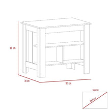 Combo de Cocina Calan, Incluye Barra de Cocina y Dos Butacos para Barra