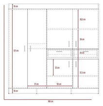 Closet Silene, Chocolate y Blanco, Dos Tubos Para Colgar Ropa y Variedad de Entrepaños