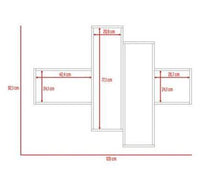 Combo para Habitación Ecomas, Incluye Cama - Colchón - Dos Mesas de Noche - Organizador y Repisa