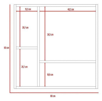 Gabinete de Baño Barents, Beige, con Espejo Biselado de Buen Tamaño y Varios Entrepaños X2