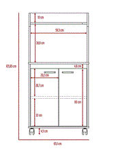 Combo Para Cocina Clay, Incluye Modulo Microondas y Microondas