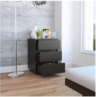 Archivador Kova, Wengue, con Tres Cajones
