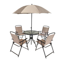 Sala de Terraza Jardin, Beige, Incluye Sombrilla