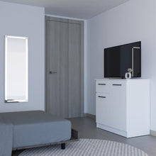 Combo Para Habitación Gema, Incluye Cama - Colchón - Organizador - Mesa de Noche y Espejo
