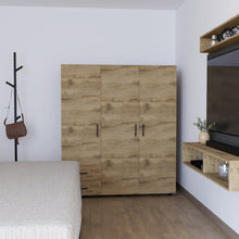 Combo Para Habitación Dalia, Incluye Base Cama - Colchón - Closet - dos Mesas de Noche y Panel