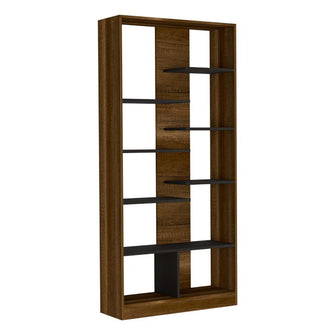 Biblioteca Clasic, Cobre y Wengue, con Diversidad de Entrepaños  ZF