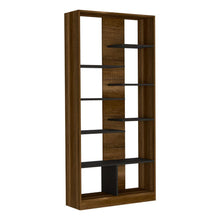 Biblioteca Clasic, Cobre y Wengue, con Diversidad de Entrepaños  ZF