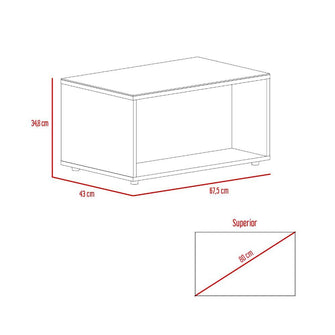 Mesa de Centro Clasic, Blanco, Ideal Para Ubicar Objetos