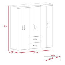 Combo Para Habitación Nizki Incluye Closet Mesa Para Tv y Estantería