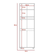 Closet Crisol, Wengue, con Un Tubo Cromado