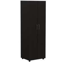 Closet Crisol, Wengue, con Un Tubo Cromado