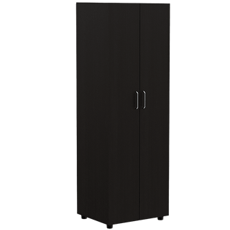 Closet Crisol, Wengue, con Un Tubo Cromado