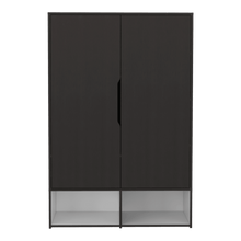 Closet Suey, Wengue Y Blanco Vainilla, Dos Puertas Abatibles y Variedad De Entrepaños ZF