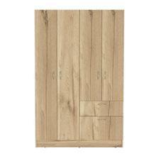 Closet Mitú, Café Claro y Blanco, con Cinco Puertas