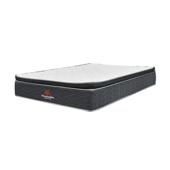 Combo Para Habitación Quito, Incluye Cama - Colchón - Mesa de Noche - Organizador y Espejo