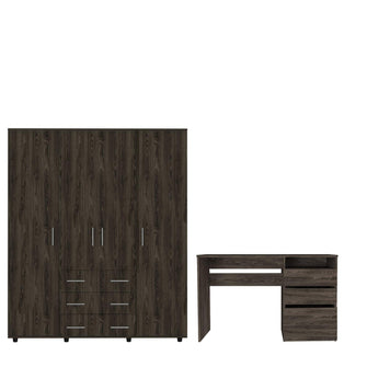 Combo para Habitación Hemera, Incluye Closet y Escritorio