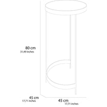 Combo Ancona Para Sala, Incluye Un Espejo y Dos Mesas Auxiliares
