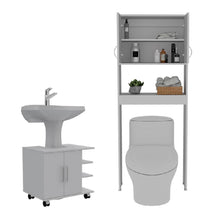 Combo para Baño Felicias, Incluye Gabinete de Baño y Mueble Lavamanos