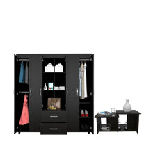 Combo Para Habitación Fonet Incluye Closet y Mesa de Centro