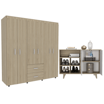 Combo para Habitación Alexia, Incluye Recibidor y Closet