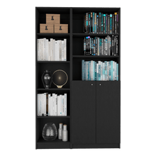 Combo de Bibliotecas Home Eco, Wengue, Incluye Dos Bibliotecas - VIRTUAL MUEBLES