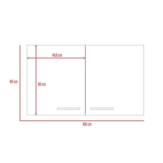 Combo para Cocina Oslo, Incluye Gabinete y Mueble Aereo