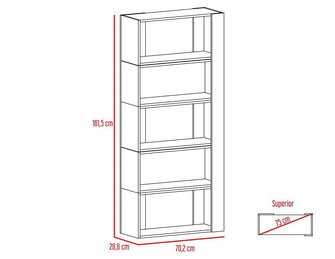 Combo Para Sala Kahlo, Incluye Biblioteca Cubo, Mesa Auxiliar y Mesa de Centro