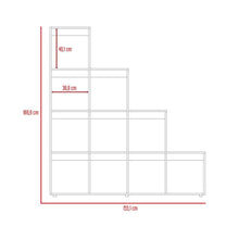 Combo Para Sala Stella, Incluye Mesa Para TV, Biblioteca Escalera y Mesa de Centro