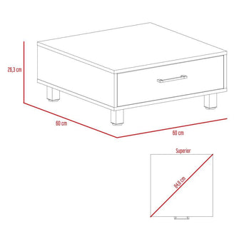 Combo Para Sala Freyz, Incluye Mesa Para TV, Biblioteca Escalera, Mesa Auxiliar y Mesa de Centro