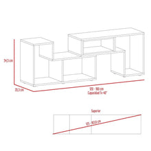 Combo Para Sala Stella, Incluye Mesa Para TV, Biblioteca Escalera y Mesa de Centro