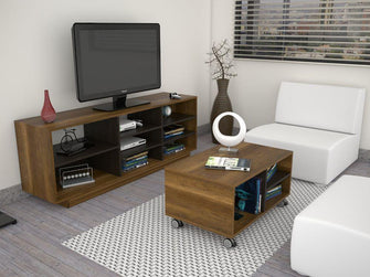 Combo Para Sala Tovar, Incluye Mesa Para TV y Mesa de Centro