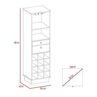 Combo Para Sala Zaire, Incluye Mesa Para TV y Bar