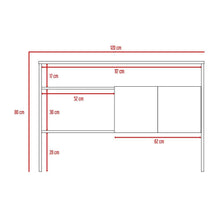 Combo Para Sala Maeve, Incluye Biblioteca y Mesa Auxiliar