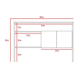 Combo Para Sala Gaia, Incluye Biblioteca, Mesa Auxiliar y Mesa de Centro