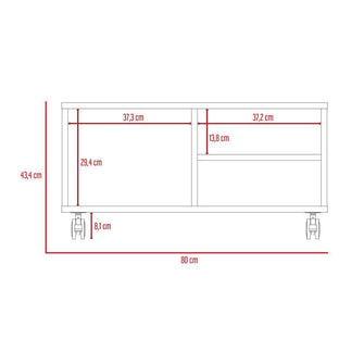Combo Para Sala Leiah, Incluye Mesa Para TV, Vitrina y Mesa de Centro