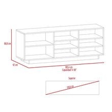 Combo Para Sala Luana, Incluye Mesa Para TV y Vitrina