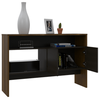 Combo Para Sala Rocco, Incluye Mesa Para TV, Biblioteca, Mesa Auxiliar y Mesa de Centro