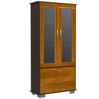 Combo Para Sala Kyra, Incluye Mesa Para TV, Vitrina, Mesa Auxiliar y Mesa de Centro