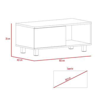 Combo Para Sala Lebu, Incluye Mesa Para TV y Mesa de Centro