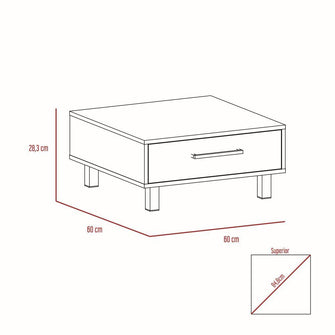 Combo Para Sala Karime, Incluye Mesa Para TV y Mesa de Centro