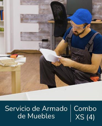 Servicio de Armado, Combo XS (4) - VIRTUAL MUEBLES