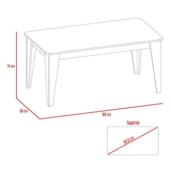 Comedor Ursa, Caoba, Diseño Moderno