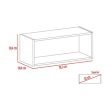 Complemento Gabinete Superior Muris, Blanco Perla, Con Gran capacidad De Almacenamiento