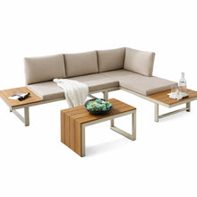 Set de Terraza Sicilia, Beige, con Diseño Inteligente Minimalista y Funcional