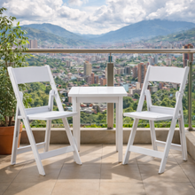 Silla Plegable Erin, Blanco, Diseño Práctico y Funcional