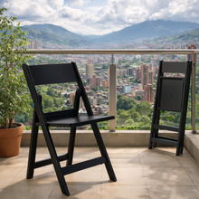 Silla Plegable Erin, Negro, Diseño Práctico y Funcional