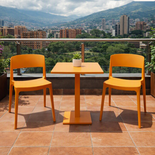 Silla Mónaco, Color Naranja, Diseño Moderno